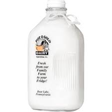 Half Gallon Clear Glass Milk Bottle