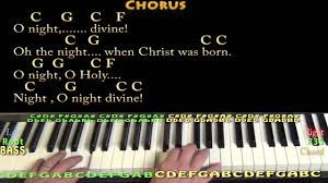O Holy Night Piano Cover Lesson In C With Chords Lyrics