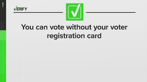 your voter registration card