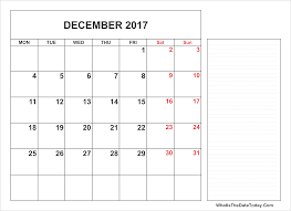 December 2017 Calendar Templates Whatisthedatetoday Com