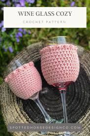 Crochet Wine Glass Holder Free