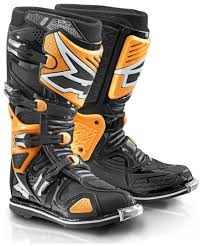 Axo Motorcycle Gloves Axo A2 Mx Boots Offroad Black Orange