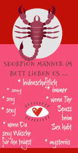 Skorpion mann sex