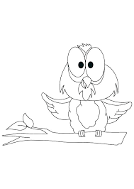 Snowy Owl Coloring Page March Page Owl Drawing Outline Draw Snowy