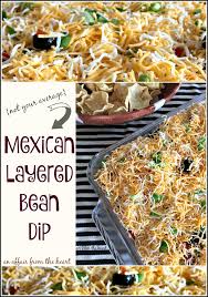 not your average mexican layered dip