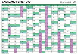 Innerhalb eines jahres gibt es jahreszeitgebundene schulferien, u.a. Ferien Saarland 2021 Ferienkalender Ubersicht