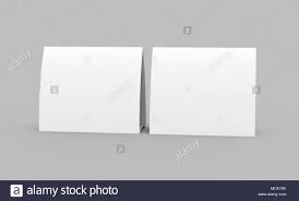 Blank Paper Tent Template White Tent Cards Set With Empty
