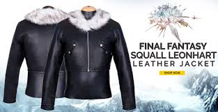 Sukōru reonhāto) is a fictional character and the main protagonist of final fantasy viii. Final Fantasy 8 Squall Leonhart Fur Leather Jacket Fur Leather Jacket Leather Jacket Shopping Jackets