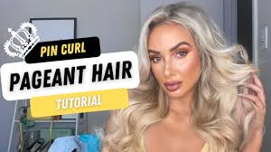 pageant hair how to pin curl your