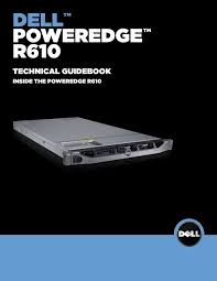 dell poweredge r610 technical guidebook