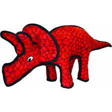 dinosaur triceratops plush dog toy