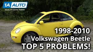 top 5 problems volkswagen new beetle