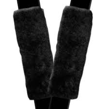Sheepskin Seat Belt Covers Eagle