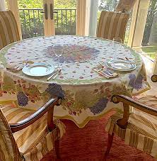 french round tablecloths