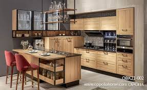 wood kitchen cabinets in melamine