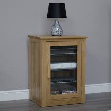 Arden Solid Oak Furniture Hi Fi Cabinet