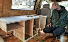 Building kitchen cabinets out of plywood. How We Made Custom Kitchen Cabinets For Our Diy Van Build