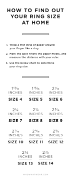How To Measure Your Ring Size Who What Wear