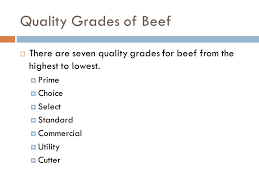 How To Quality Grade Beef Ppt Video Online Download