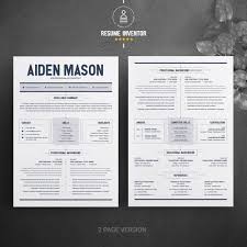 Making a professional resume of yourself is important to make a perfect first all of these cv templates on pngtree can be downloaded in editable psd format instead of a simple. 2 Page Resume Template Free Resumes Templates Pixelify Net