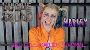 harley quinn jail cell makeup tutorial