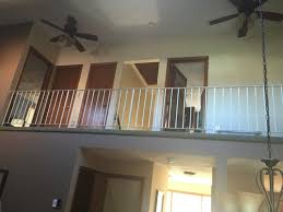 indoor balcony railing replace with