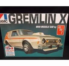 The gremlins you'll find for sale here may already have a v8, or are ready for your favorite big block. Amt 1077 12 Amc Gremlin X Mini Muscle Car 1 25