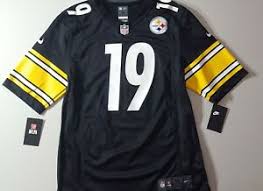 Details About Ships Tuesday Steelers Juju Smith Schuster Mens Nike Game Jersey Sz Medium