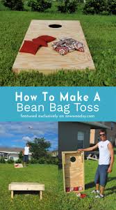 bean bag toss tutorial sew woodsy