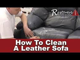 to clean care for a leather furniture