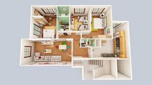 3d Floor Plan Interior Plan 3d Model