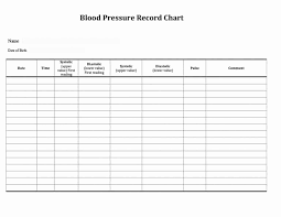 Blood Pressure Log Chart Free Blood Pressure Charts Morning