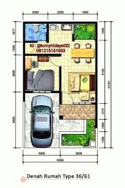 Rumah minimalis 2 lantai dengan taman gantung. 7 Denah Desain Rumah 6x10 Yang Mungil Tetapi Fungsional Minimalis
