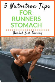 stomach pain after running how to help