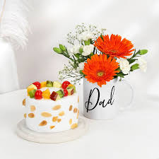 send flowers and cakes for dad