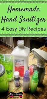 homemade hand sanitizer easy diy recipe