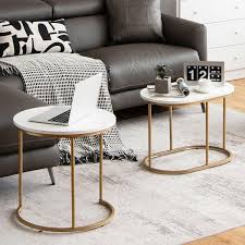 Golden Nesting Coffee Table