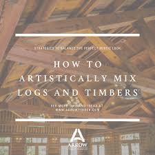 artistically mix logs and timbers