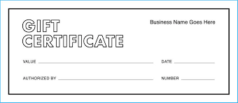 Gift Certificate Template Free Download 7057