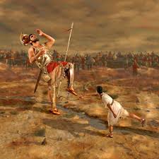 Image result for pictures of david and goliath