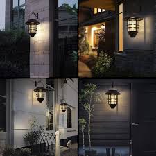 solar lantern wall lights porch light