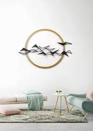 24 30inch Square Ring Birds Wall Hanging