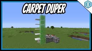 how to dupe carpets in minecraft 1 16