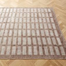 handloomed viscose light brown area rug