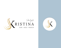 logo design beauty salon kristina by