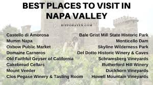 60 best places to visit in napa valley