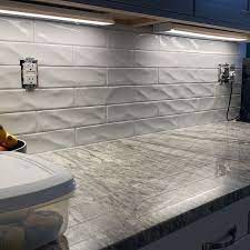 White Subway Tiles Kitchen Backsplash