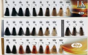 Lk Color Chart Hair Color Color Chart