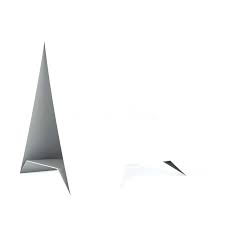 Paper Table Tent Template Elegant Blank Card Render Stock