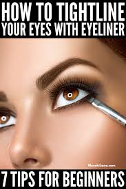 tightline your eyes with eyeliner